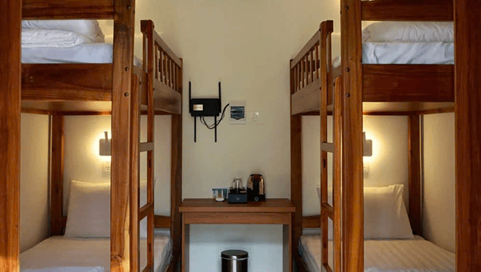 Phòng Dorm tập thể 4 giường